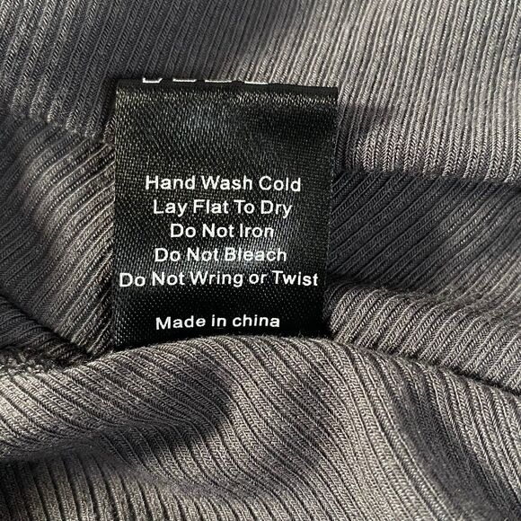 POL Lace Peplum Tank Tunic Womens Size Small Steel Gray Silver Threading BWT252 - Picture 12 of 16